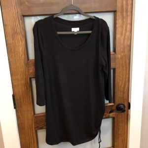 🔥 Black maternity shirt, large